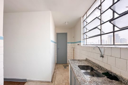 Cozinha de apartamento à venda com 1 quarto, 46m² em Centro, São Bernardo do Campo