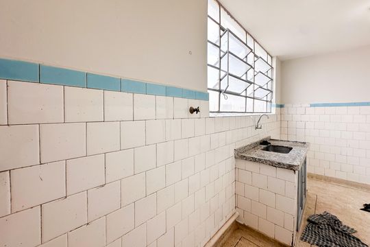 Cozinha de apartamento à venda com 1 quarto, 46m² em Centro, São Bernardo do Campo