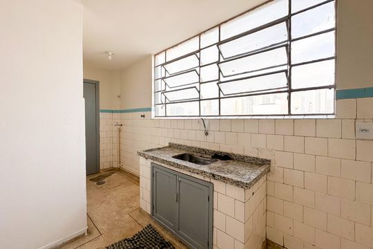 Cozinha de apartamento à venda com 1 quarto, 46m² em Centro, São Bernardo do Campo