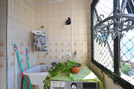Lavanderia de apartamento à venda com 3 quartos, 70m² em Vila Monte Alegre, São Paulo