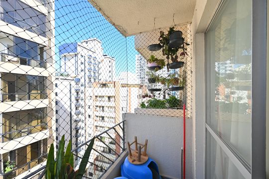 Varanda de apartamento à venda com 3 quartos, 70m² em Vila Monte Alegre, São Paulo
