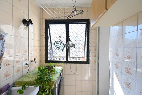 Lavanderia de apartamento à venda com 3 quartos, 70m² em Vila Monte Alegre, São Paulo