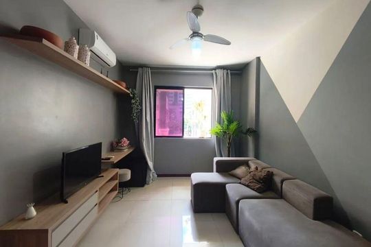 Sala de apartamento para alugar com 1 quarto, 40m² em Pituba, Salvador