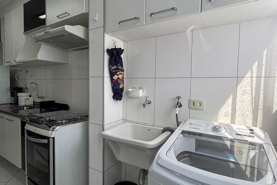 Área de Serviço de apartamento para alugar com 2 quartos, 60m² em Vila Santo Estefano, São Paulo