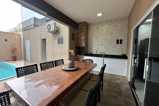 Churrasqueira de casa de condomínio à venda com 2 quartos, 118m² em Alphaville, Santana de Parnaíba