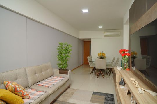 Sala de apartamento à venda com 3 quartos, 104m² em Camboinhas, Niterói