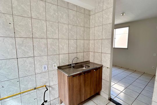 Cozinha de apartamento para alugar com 2 quartos, 49m² em Vila Alzira, Guarulhos