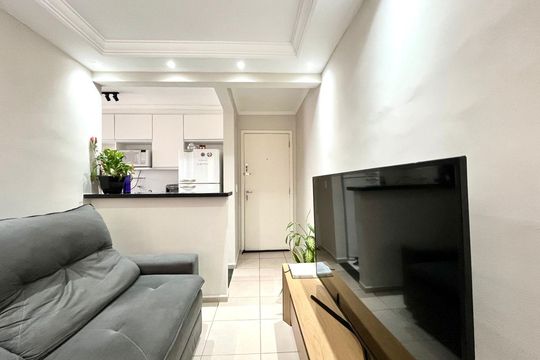Sala de apartamento à venda com 2 quartos, 45m² em Chácaras São Martinho, Campinas
