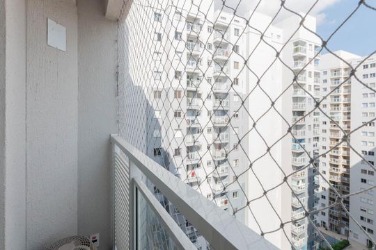 Varanda da Sala de apartamento para alugar com 1 quarto, 35m² em Santo Cristo, Rio de Janeiro