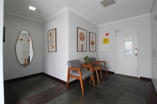 Hall Social de apartamento à venda com 2 quartos, 60m² em Vila Olímpia, São Paulo