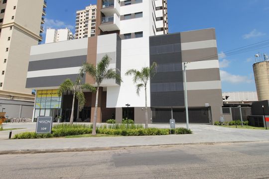 Fachada do Prédio de apartamento para alugar com 2 quartos, 58m² em Jardim Esplanada, São José dos Campos
