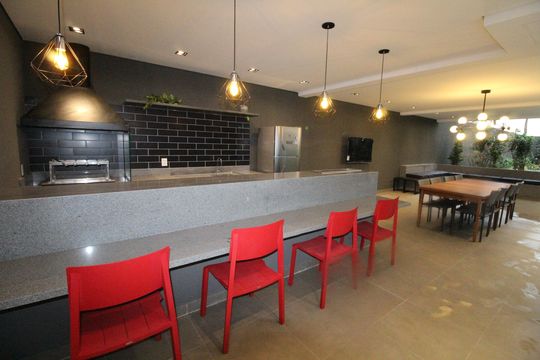 Área comum - Churrasqueira de apartamento para alugar com 2 quartos, 58m² em Jardim Esplanada, São José dos Campos