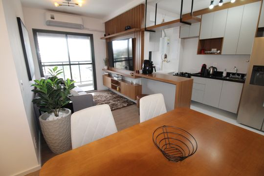 Sala de apartamento para alugar com 2 quartos, 58m² em Jardim Esplanada, São José dos Campos