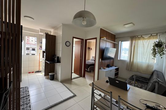 Sala/Cozinha de apartamento para alugar com 1 quarto, 32m² em Santa Maria, Osasco
