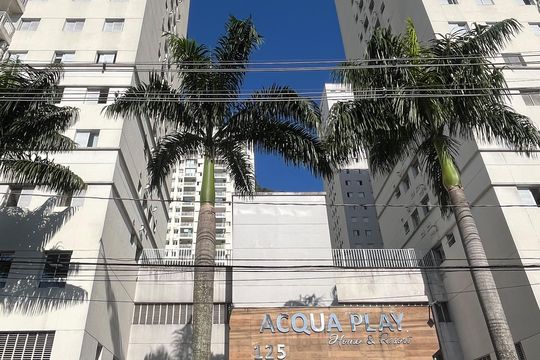 Fachada de apartamento para alugar com 2 quartos, 64m² em Marapé, Santos