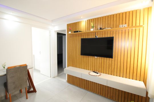 Sala de apartamento para alugar com 2 quartos, 49m² em Jardim Marilu, São Paulo