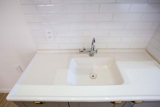 Cozinha de apartamento para alugar com 3 quartos, 55m² em Jardim Canhema, Diadema