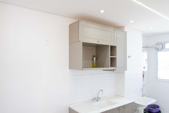 Cozinha de apartamento para alugar com 3 quartos, 55m² em Jardim Canhema, Diadema