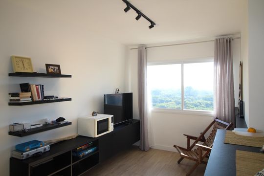 Sala de apartamento para alugar com 3 quartos, 68m² em Humaitá, Porto Alegre