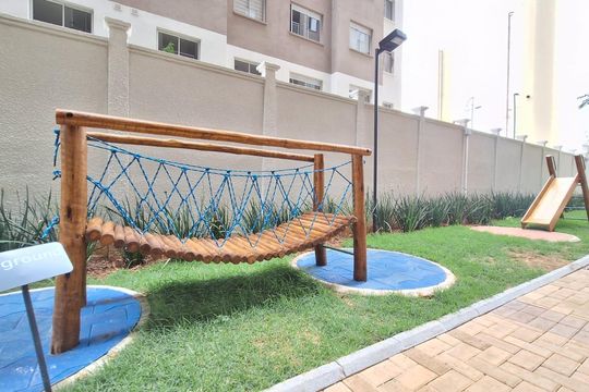 Área comum - Playground de apartamento para alugar com 1 quarto, 25m² em Parque Industrial Tomas Edson, São Paulo