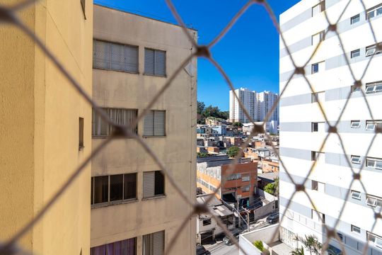 Sala - Vista de apartamento à venda com 2 quartos, 45m² em Vila Amalia (zona Norte), São Paulo