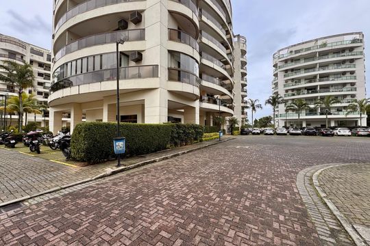Fachada de apartamento à venda com 3 quartos, 92m² em Recreio dos Bandeirantes, Rio de Janeiro