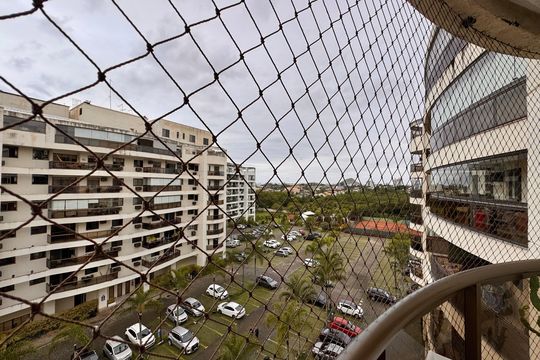 Suíte - Varanda de apartamento à venda com 3 quartos, 92m² em Recreio dos Bandeirantes, Rio de Janeiro