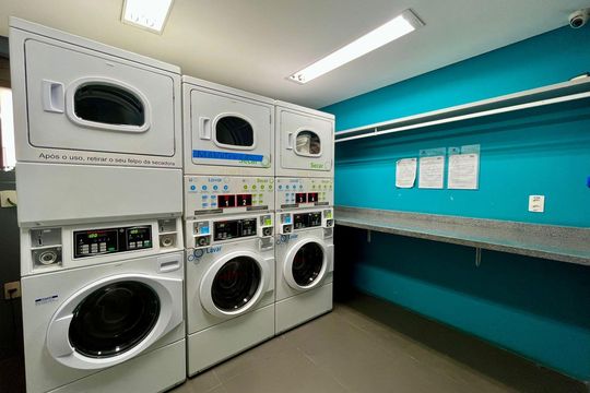 Área comum - Lavanderia de apartamento à venda com 1 quarto, 70m² em Centro, Campinas