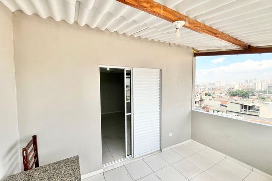 Varanda da Quarto  de casa para alugar com 1 quarto, 55m² em Jardim Santa Cruz (zona Norte), São Paulo