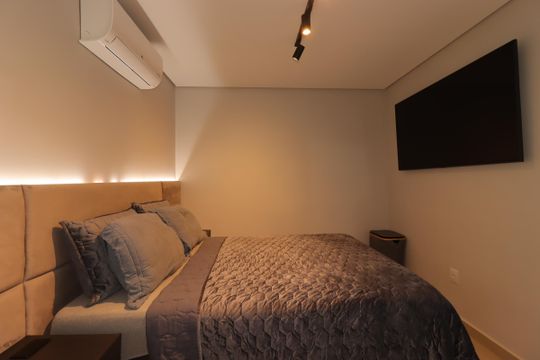 Suíte de apartamento à venda com 2 quartos, 61m² em Campestre, Santo André