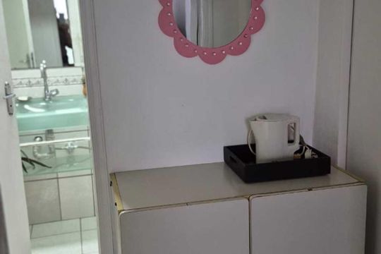 Banheiro de kitnet/studio para alugar com 1 quarto, 35m² em Jardim Oriental, São Paulo