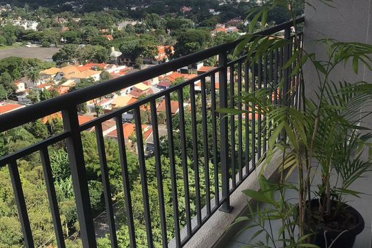 Varanda de apartamento para alugar com 1 quarto, 33m² em Santo Amaro, São Paulo
