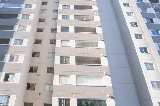 Fachada do bloco de apartamento à venda com 2 quartos, 41m² em Canhema, Diadema