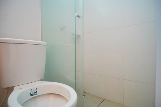 Banheiro de apartamento para alugar com 1 quarto, 23m² em Paraíso, Sapucaia do Sul