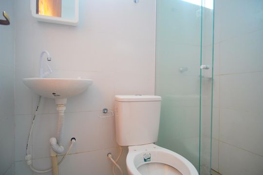 Banheiro de apartamento para alugar com 1 quarto, 23m² em Paraíso, Sapucaia do Sul