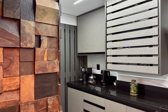Cozinha de apartamento à venda com 3 quartos, 165m² em Mooca, São Paulo