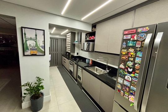 Cozinha de apartamento à venda com 3 quartos, 165m² em Mooca, São Paulo