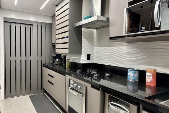 Cozinha de apartamento à venda com 3 quartos, 165m² em Mooca, São Paulo