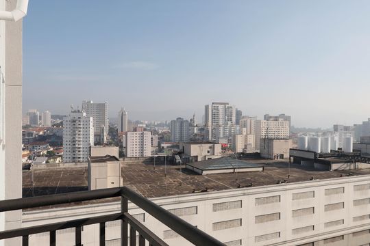 Varanda da sala de apartamento para alugar com 2 quartos, 41m² em Vila Gustavo, São Paulo