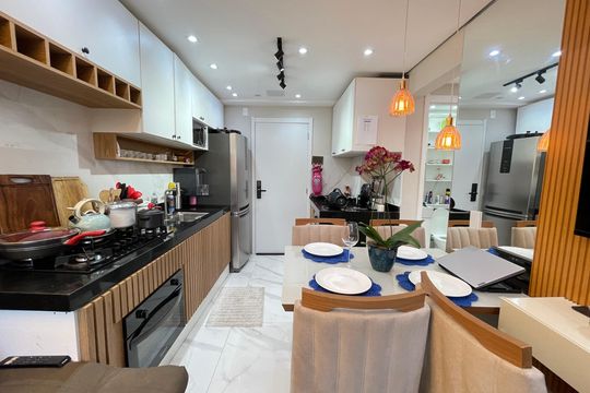 Sala de apartamento à venda com 2 quartos, 33m² em Jardim Celeste, São Paulo