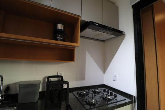 Cozinha de apartamento para alugar com 2 quartos, 68m² em Jardim Sul, Uberlândia
