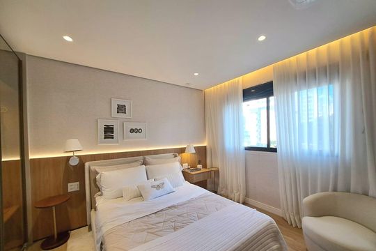 Suíte de apartamento à venda com 3 quartos, 101m² em Sion, Belo Horizonte