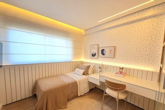 Quarto 1 de apartamento à venda com 3 quartos, 101m² em Sion, Belo Horizonte