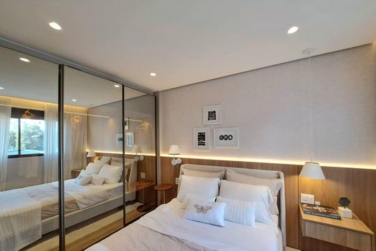 Suíte de apartamento à venda com 3 quartos, 101m² em Sion, Belo Horizonte