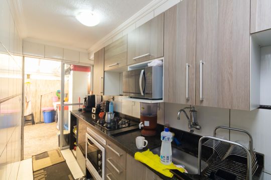 Cozinha de apartamento à venda com 2 quartos, 54m² em Cidade Líder, São Paulo