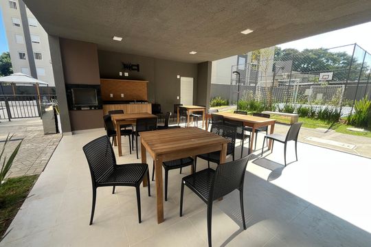 Área comum - Churrasqueira de apartamento para alugar com 2 quartos, 37m² em Santana, São Paulo