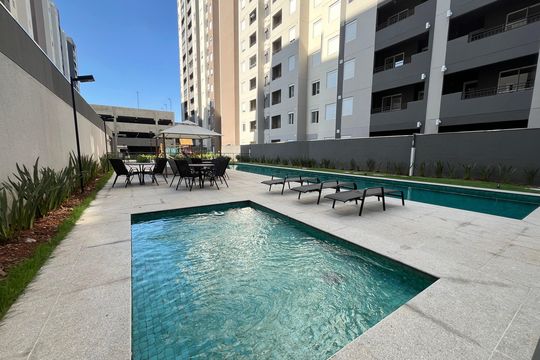 Área comum - Piscina de apartamento para alugar com 2 quartos, 37m² em Santana, São Paulo