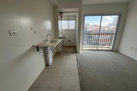 Cozinha de apartamento para alugar com 2 quartos, 37m² em Santana, São Paulo