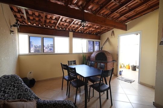 Cozinha de apartamento à venda com 2 quartos, 80m² em Jardim Progresso, Santo André
