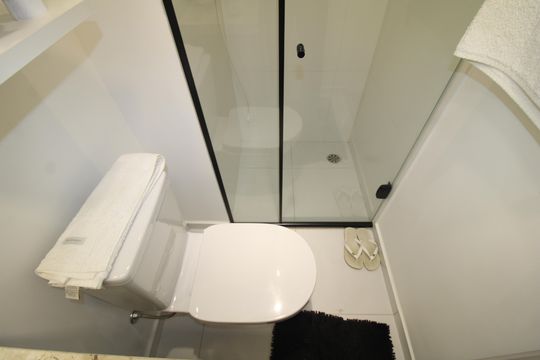 Banheiro de apartamento para alugar com 1 quarto, 26m² em Santana, São Paulo